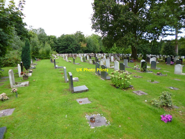 Photo 6"x4" Finchley, cemetery Finchley c2012