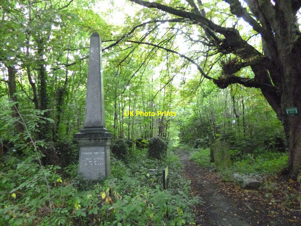 Photo 6"x4" Finchley, obelisk Finchley c2012