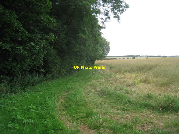 Photo 6"x4" Bridleway skirting the grounds of Cottam House Langtoft\/TA0166 c2012