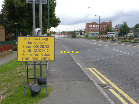 Photo 6"x4" Road to be closed  West Bridgford c2012