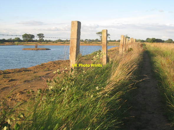 Photo 6"x4" Concrete sleeper posts Stone Hill\/SE6708 c2012