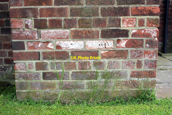 Photo 6"x4" Benchmark on church on Thirsk Road Northallerton c2012