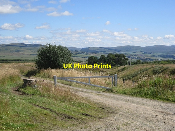 Photo 6"x4" Road junction, Libry Moor Kirkconnel c2012