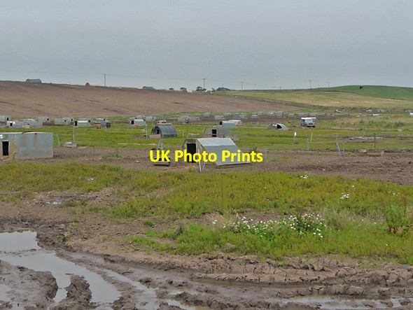 Photo 6"x4" Pig farm east of Cellardyke Anstruther Easter c2012