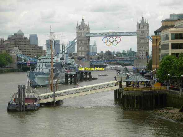 Photo 6"x4" Pool of London London c2012