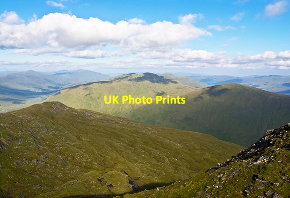 Photo 6"x4" View from Beinn Challuim Bein Challuim c2012