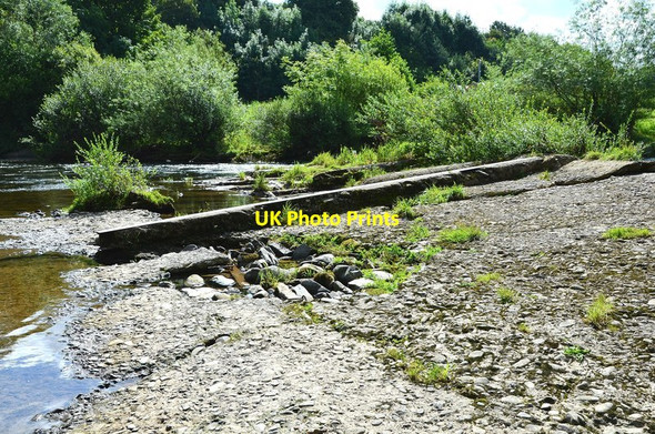 Photo 6"x4" Old weir on the River Teviot Hawick c2012