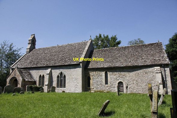Photo 6"x4" Looking at St Michael's Eaton Hastings c2012