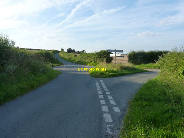 Photo 6"x4" Fiveways junction on a summer evening Sytch Ho Green c2012