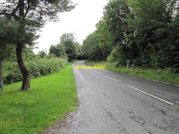 Photo 6"x4" Towards a bend on the B3227 Waterrow c2012