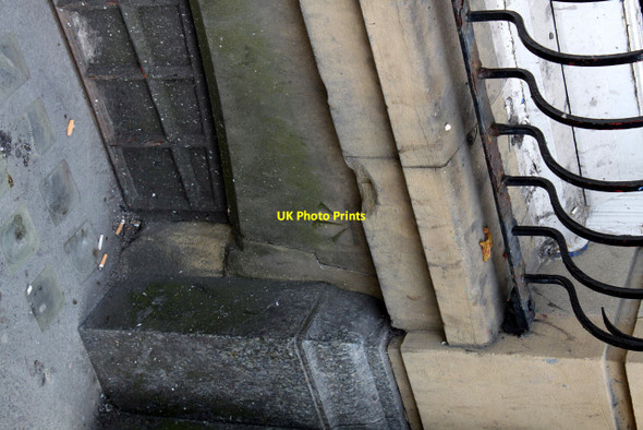 Photo 6"x4" Bench mark, Bradshawgate Bolton\/SD7108 c2012