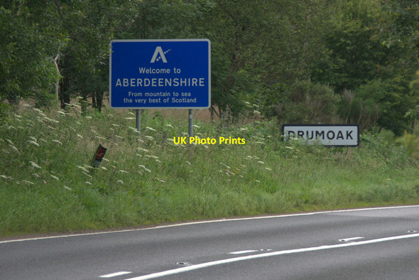 Photo 6"x4" Welcome to Aberdeenshire, Drumoak Coalford c2012