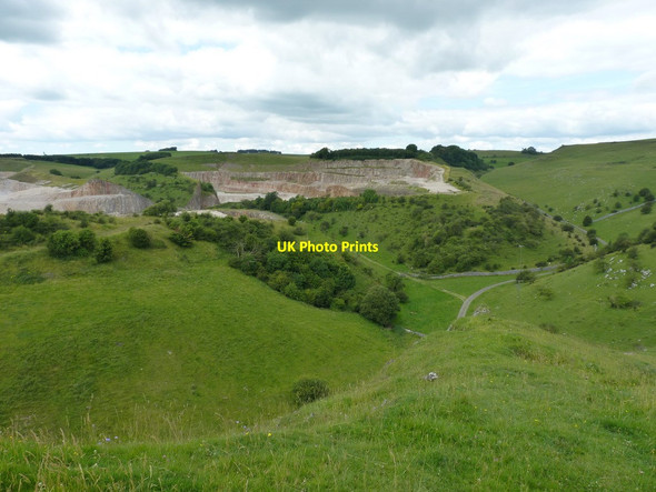 Photo 6"x4" Ballidon and Hoe Grange quarries Ballidon c2012