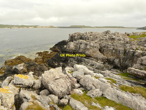 Photo 6"x4" North end of Eilean Dubh, Durness Balnakeil c2012