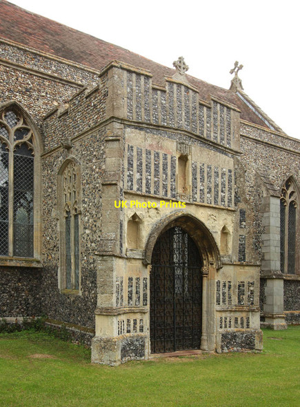 Photo 6"x4" St Mary, Market Weston - Porch Hopton\/TL9979 c2012