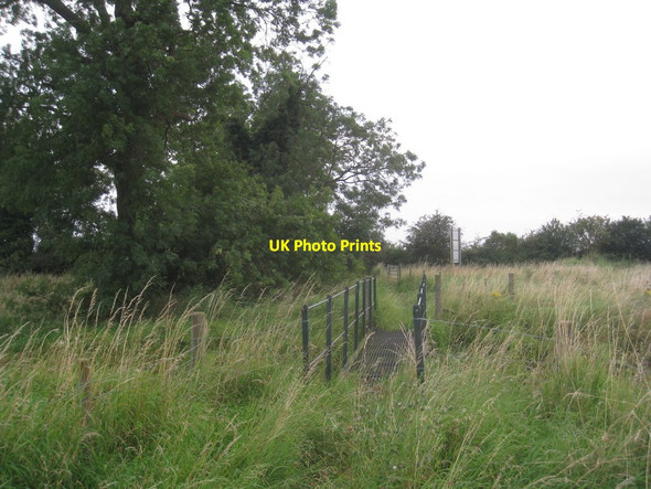 Photo 6"x4" Footbridge over a dike Besthorpe\/SK8264 c2012