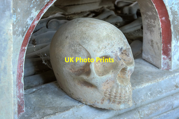 Photo 6"x4" St Andrew's church, Brympton D'Evercy - tomb-chest of John Sydenham (4) detail Brympton D'Evercy c2012