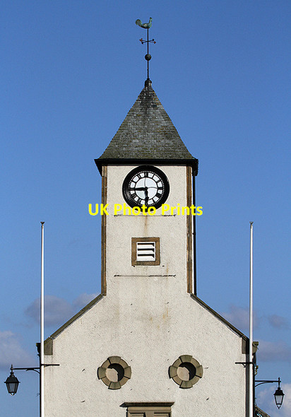 Photo 6"x4" The clock tower of the Town Hall in Lauder Lauder c2012