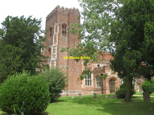 Photo 6"x4" The Church of St. Mary the Virgin,  Layer Marney  Essex Layer Marney c2012