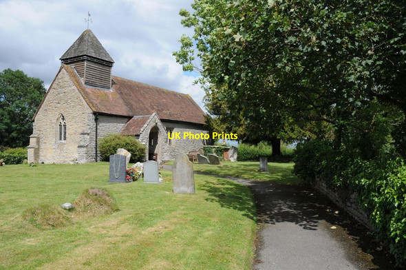 Photo 6"x4" Broughton Hackett church Broughton Hackett c2011