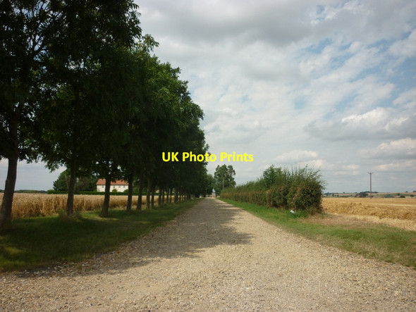 Photo 6"x4" The entrance to Manor Farm Braceborough c2012