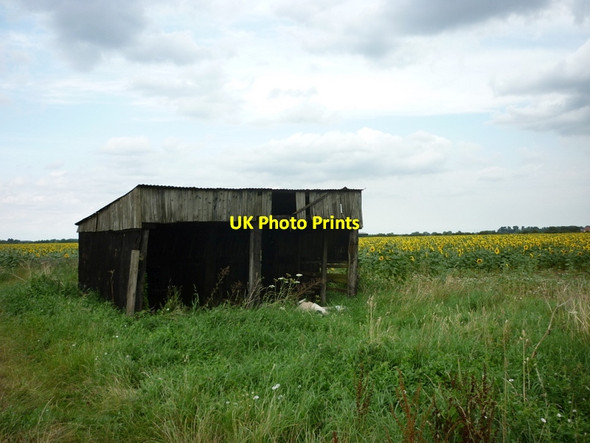Photo 6"x4" Ruined farm building on Baston Outgang Road Baston c2012