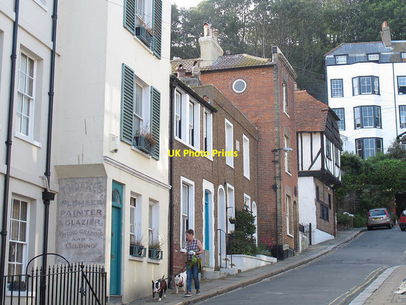 Photo 6"x4" Ghost sign on Croft Road Hastings\/TQ8110 c2012