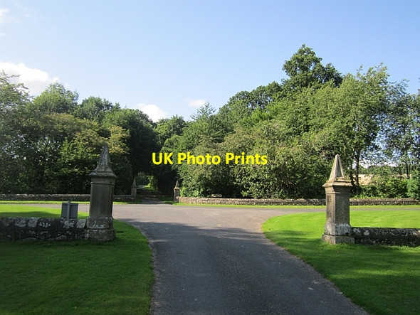 Photo 6"x4" Drive exit, Monteviot House Ancrum c2012