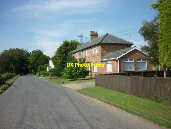 Photo 6"x4" Houses on Rushy Drove Quadring Eaudike c2012