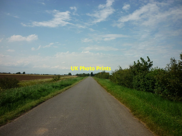 Photo 6"x4" Looking north along Kirton Drove Hedgehog Bridge c2012