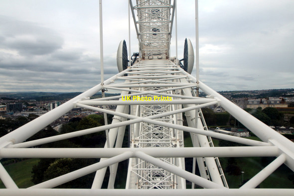 Photo 6"x4" Structure of the Wheel of Plymouth, The Hoe, Plymouth, Devon Mount Batten c2012
