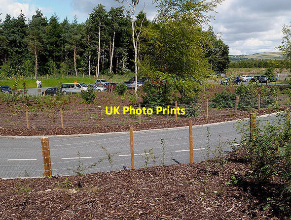 Photo 6"x4" The new car park at Abbotsford House visitor centre Galashiels c2012