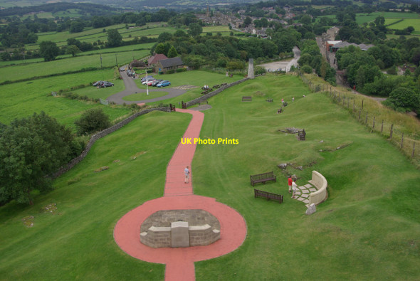 Photo 6"x4" Crich from the Monument Crich c2012