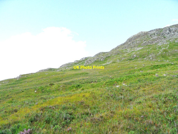 Photo 6"x4" Rocky ridge and bog below Creagh Dubh Priest's Pool\/NG7704 c2012