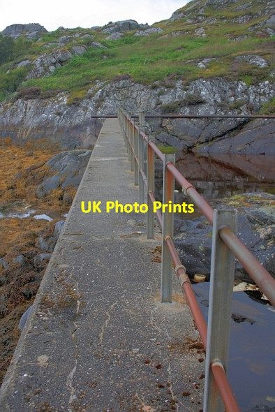 Photo 6"x4" Dam Wall Ardtoe c2012