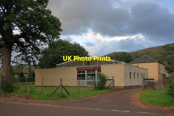 Photo 6"x4" Telephone Exchange Strontian\/Sron an t-Sithein c2012