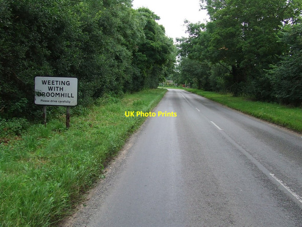 Photo 6"x4" Village Name Sign Weeting c2012