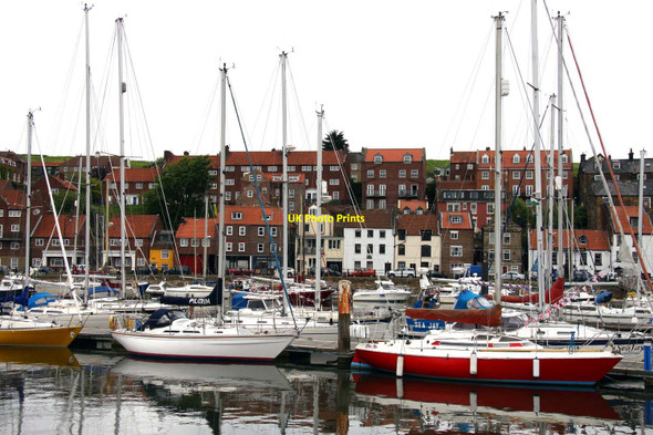Photo 6"x4" Boats moored at the marina on the River Esk Whitby\/NZ8910 c2012