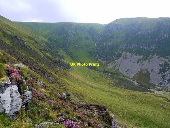 Photo 6"x4" Bizzle Crags from north-east West Hill\/NT8921 c2012