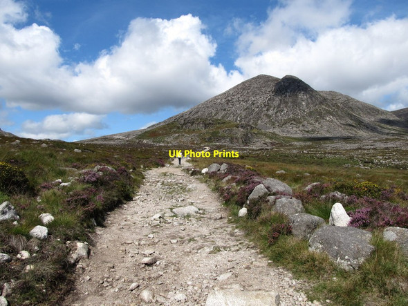 Photo 6"x4" The path to the col between North Tor and Slievelamagan Annalong c2012
