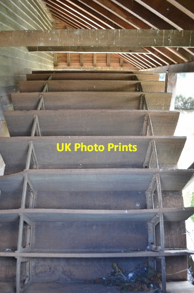 Photo 6"x4" Thorrington Tide Mill - Breastshot Wheel Brightlingsea c2012 P1