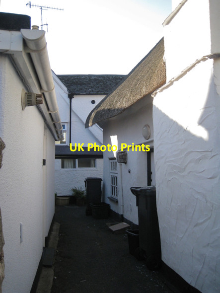 Photo 6"x4" Alley to the rear of Middle Street Teignmouth c2012