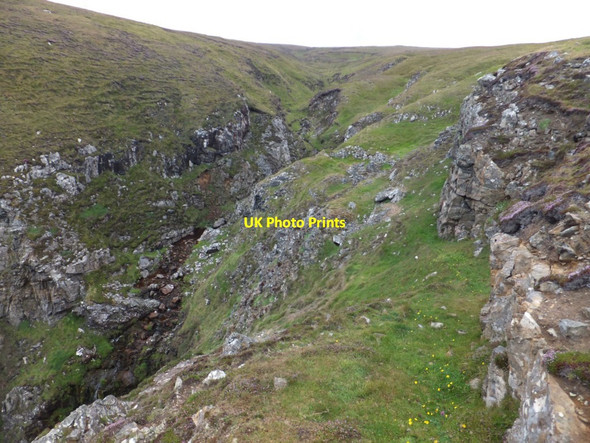 Photo 6"x4" Ruined buildings in sheltered spot Filiscleitir c2012