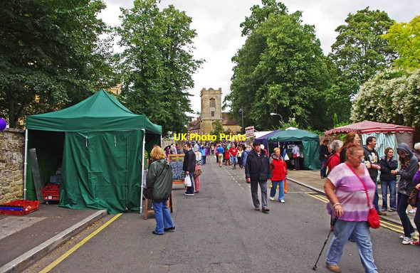 Photo 6"x4" Pershore Plum Fayre Day 2012 (6) - stalls in Church Walk, Pershore Pershore c2012