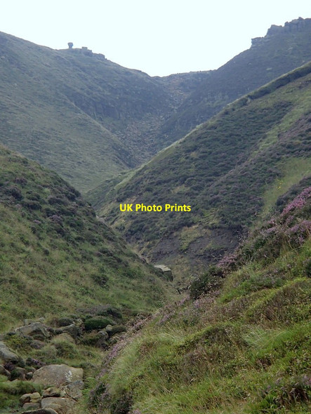 Photo 6"x4" Towards the top of Grindsbrook Clough Upper Booth c2012