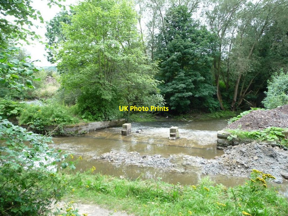 Photo 6"x4" Overflow weir in action Chesterfield\/SK3871 c2012