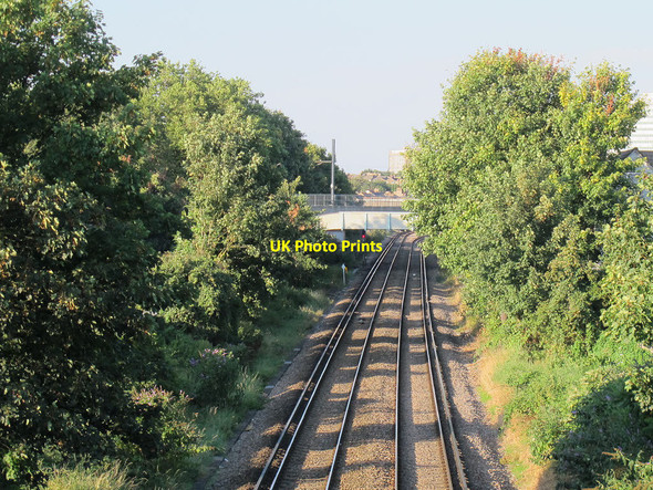 Photo 6"x4" Railway towards West Croydon Croydon\/TQ3365 c2012