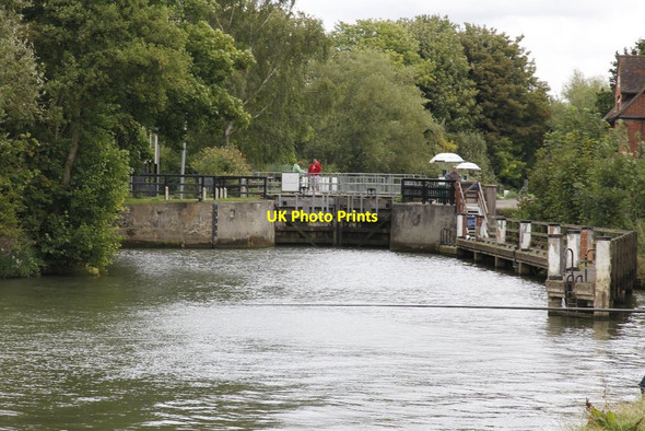 Photo 6"x4" Entrance to Abingdon Lock Abingdon c2012
