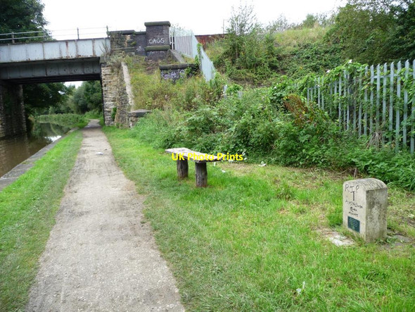 Photo 6"x4" One mile milestone, Chesterfield Canal Chesterfield\/SK3871 c2012