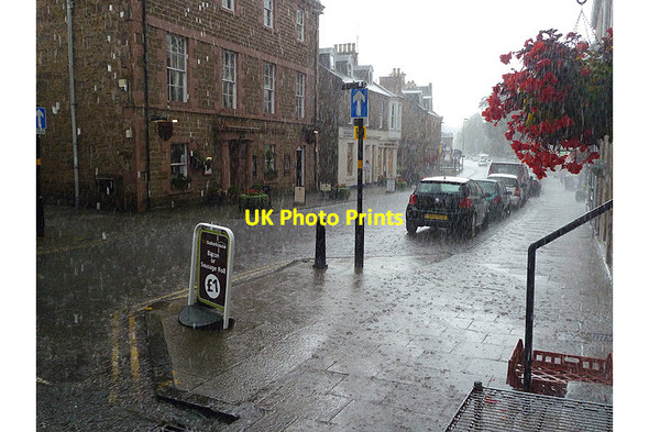 Photo 6"x4" A downpour in Melrose Melrose\/NT5434 c2012